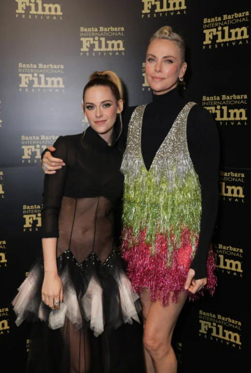Kristen Stewart and Charlize Theron reunite at Santa Barbara International Film Festival