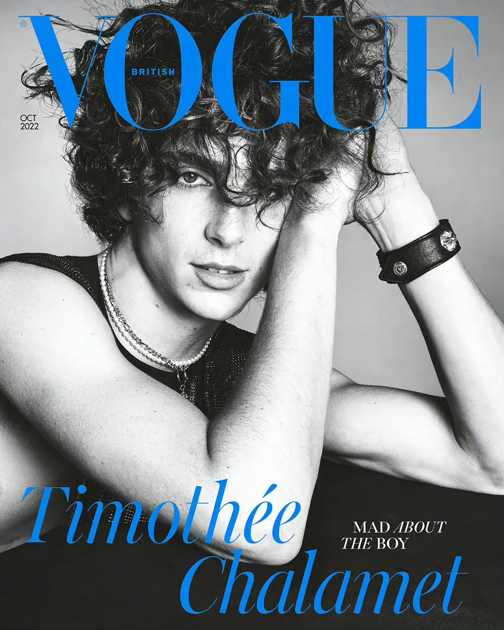 Timothée Chalamet, 'Vogue' magzine UK cover photo for October issue | FMV6